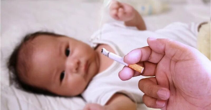 سیگار کشیدن و تغییر شیر مادر