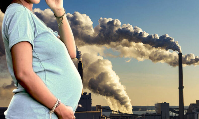 تاثیر آلودگی هوا بر زن باردار