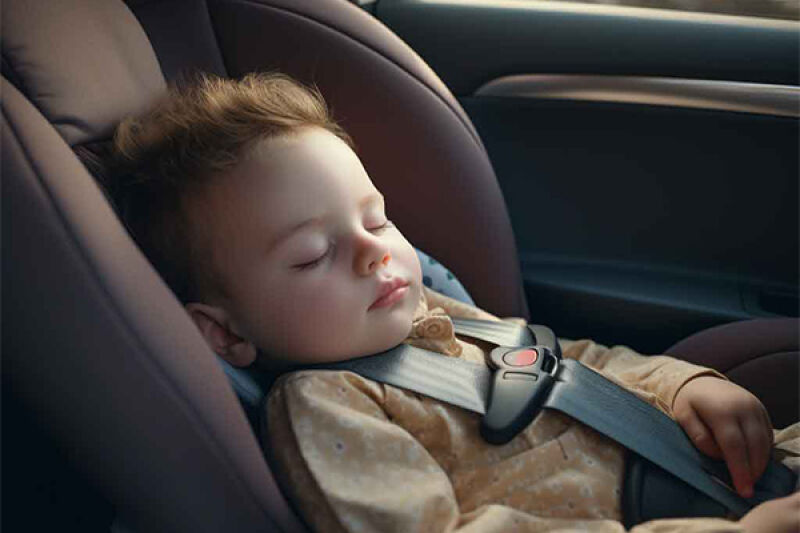 مسافرت با نوزاد با ماشین