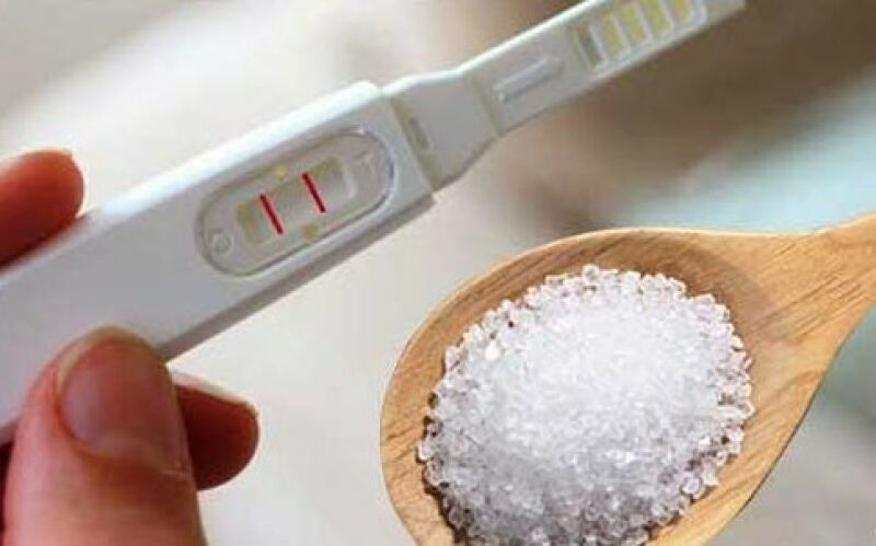 روش تست بارداری با نمک