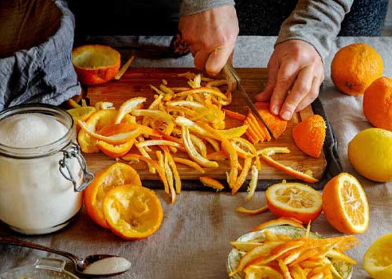 مواد لازم برای تهیه مربای پوست پرتقال