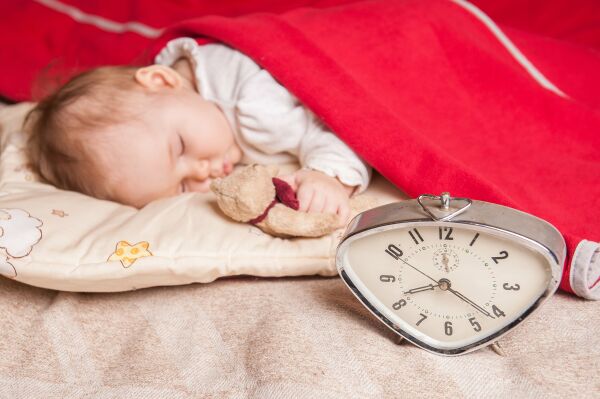 میانگین زمان خواب نوزاد