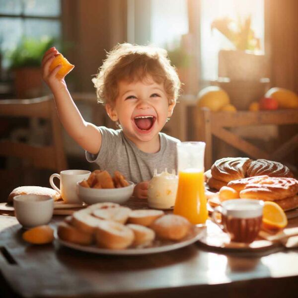 تزیین صبحانه کودک