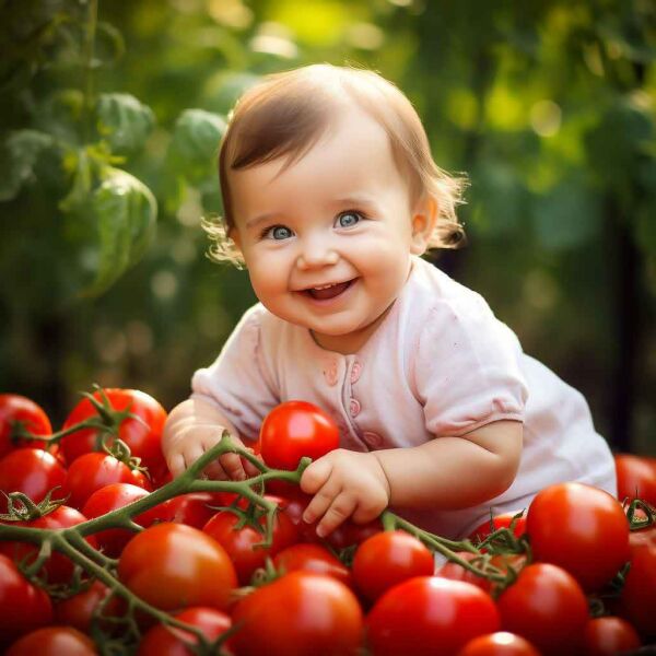 از چه سنی می‌توان به کودک گوجه داد