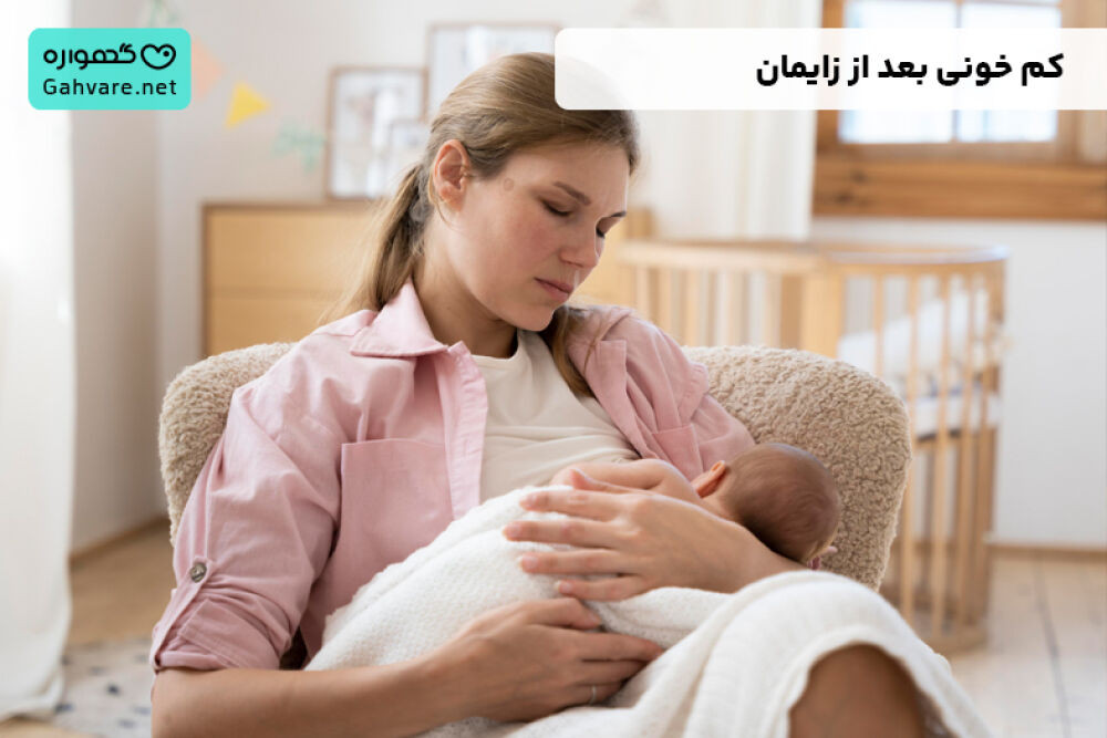 کم خونی بعد از زایمان