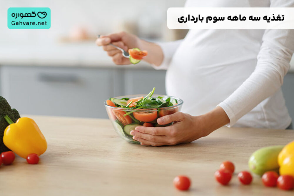 تغذیه سه ماهه سوم بارداری