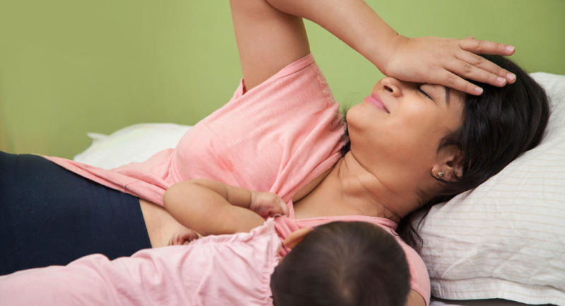 درد سینه در بارداری در دوران شیردهی