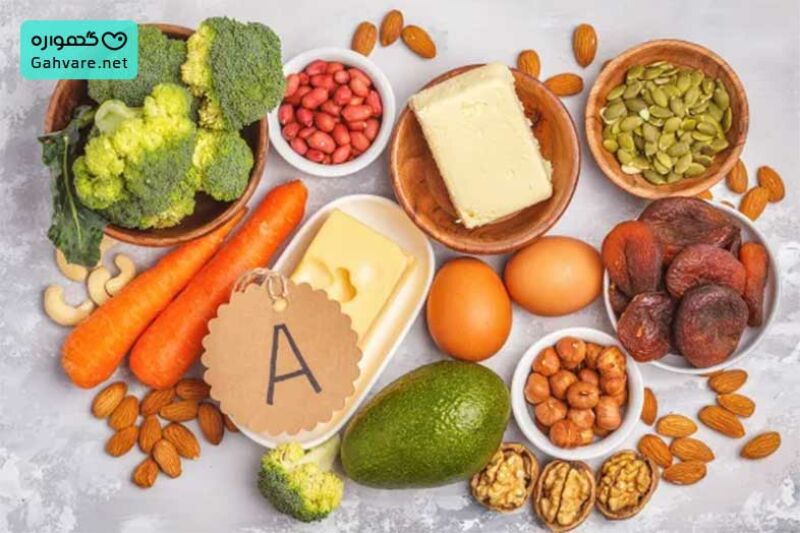 منابع طبیعی ویتامین آ 