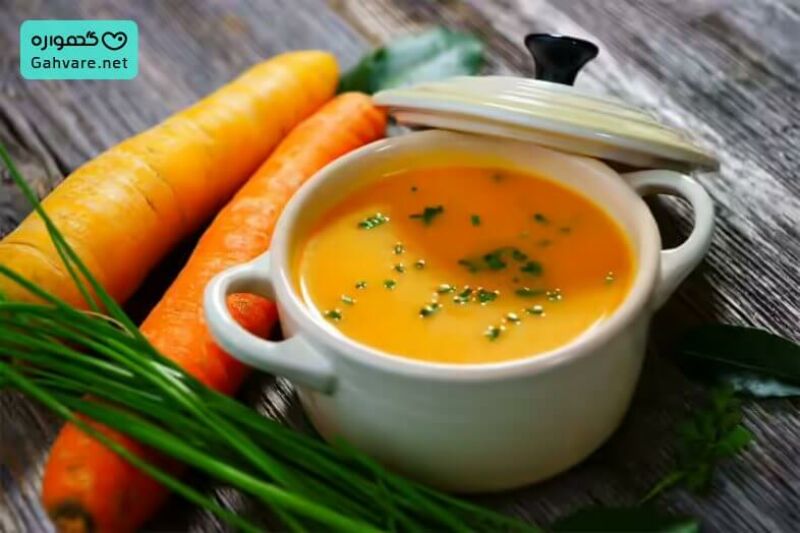 سوچ مرغ و هویج