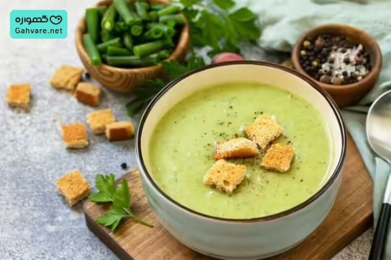 سوپ لوبیا سبز