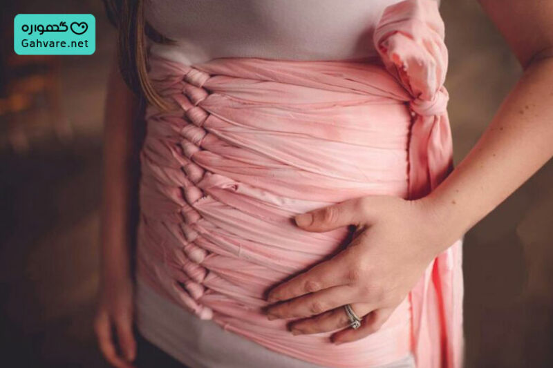 بستن شکم بند بعد از سزارین