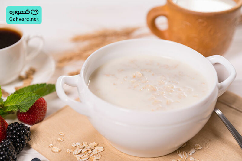 فرنی برنج نیم دانه