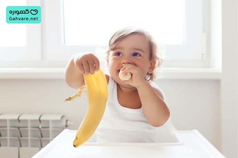 چه زمانی نباید به نوزاد موز داد