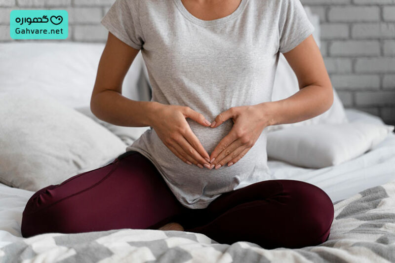 اندازه شکم در هفته 12 بارداری