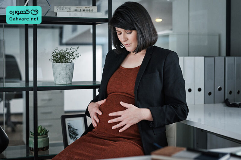 علات نفخ شکم در بارداری