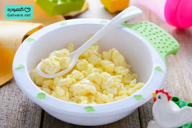 تخم مرغ برای نوزاد
