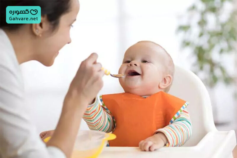 لعاب برنج برای نوزاد ۵ ماهه
