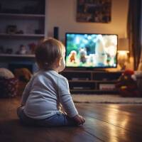 تلویزیون دیدن کودک