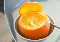 پرتقال پخته برای سرفه
